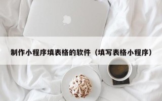 阜新制作小程序填表格的软件（填写表格小程序）